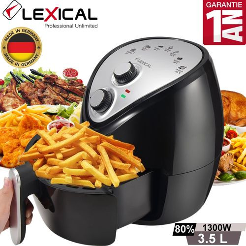 Friteuse Sans Huile LAF-3002 1300W - XL - écran LCD  - Garantie 1 an