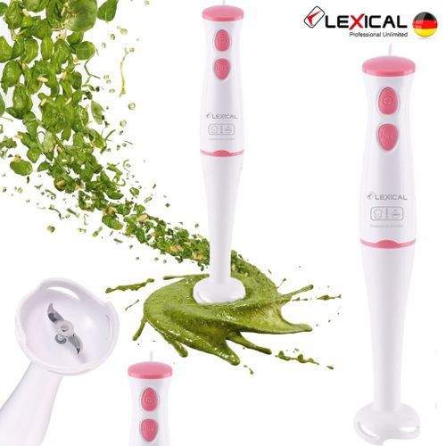 Mixeur Plongeant Avec Bol Gradué -2EN1-250 W-2 Vitesses - Noir&Gris - LHB-1603