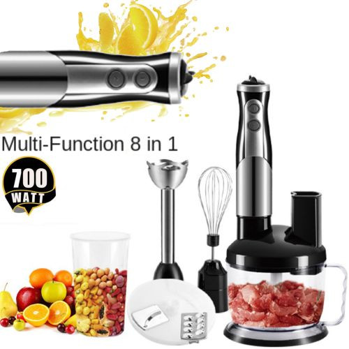 Mixeur Plongeant Multifonction Robotique PRO-8 En1 -700 W- Noir&Gris-5011-8