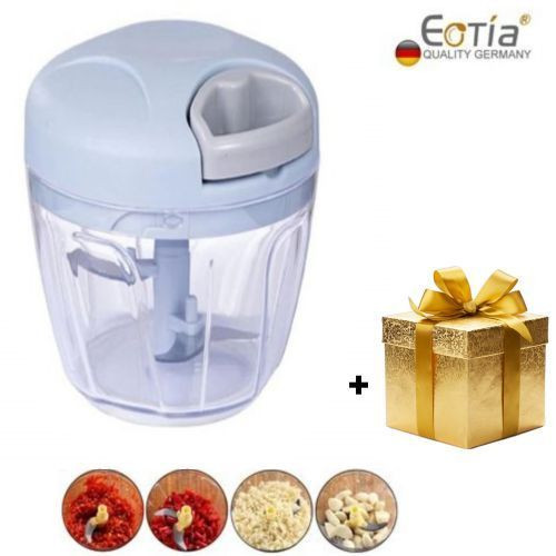 Broyeur - Multifonction - Hachoir - 800 ml - 4 LAME - Gris Avec Cadeaux