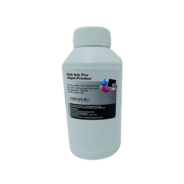 BOUTEILLE D ENCRE INK UNIVERSAL 500ML NOIR