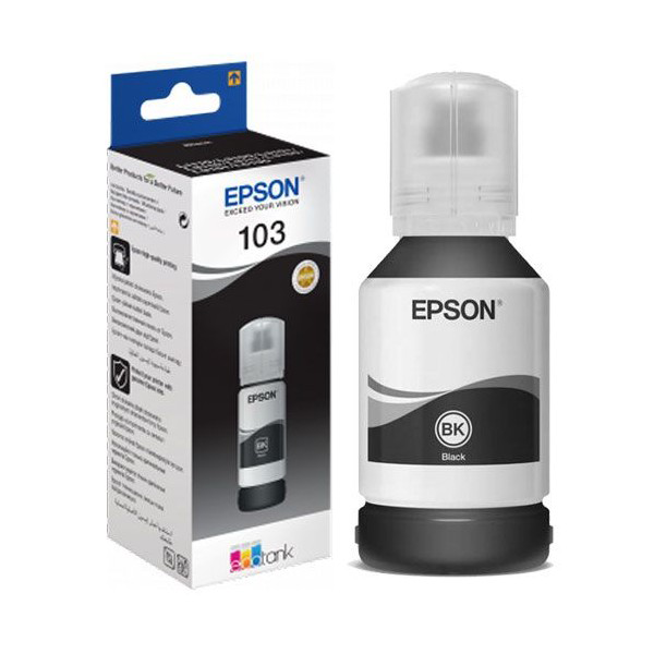BOUTEILLE ENCRE epson 103 noir d origine