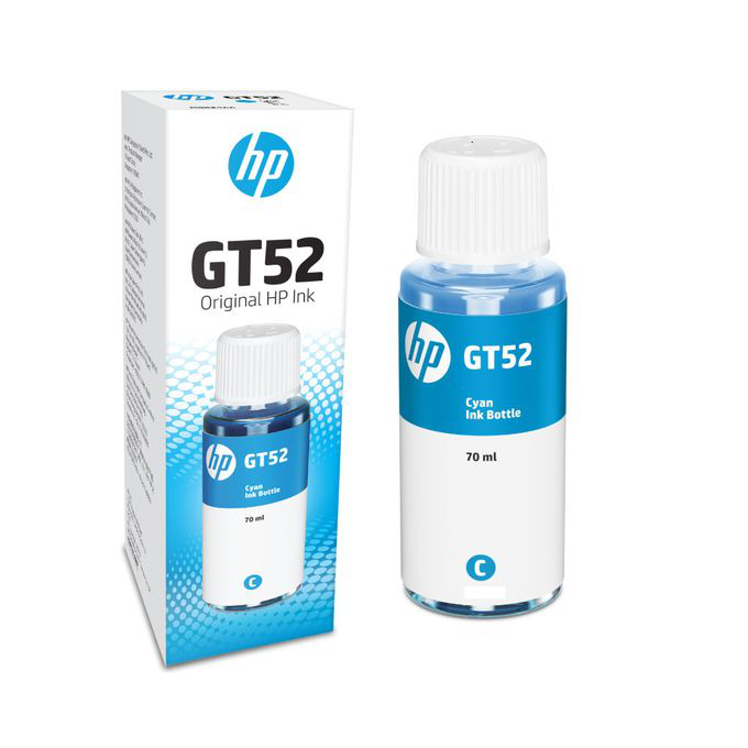 BOUTEILLE ENCRE HP GT52 d origine CYAN