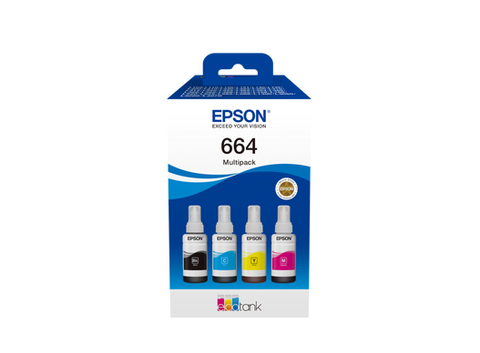 ECOTANK 4 COLOR MULTIPACK T664 ADAPTABLE