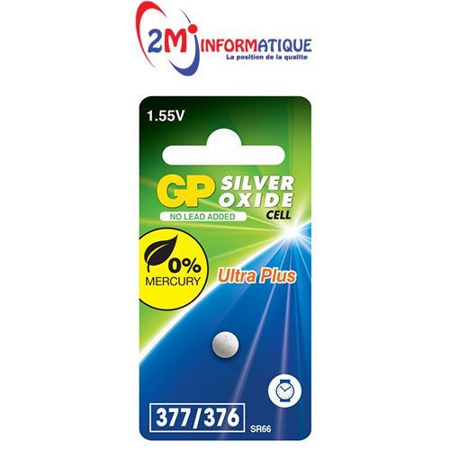 PILLE 377/376 GP SILVER OXIDE CELL