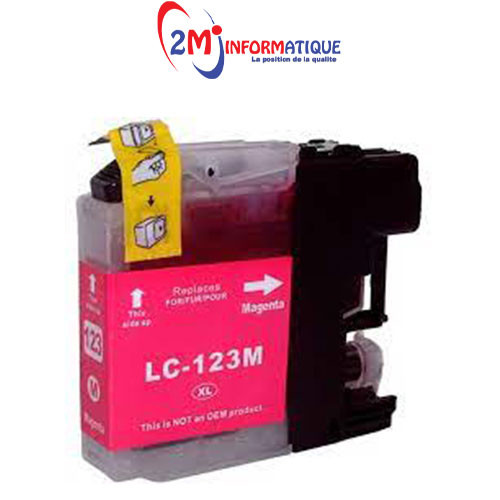 CARTOUCHE BROTHER LC123 MAGENTA