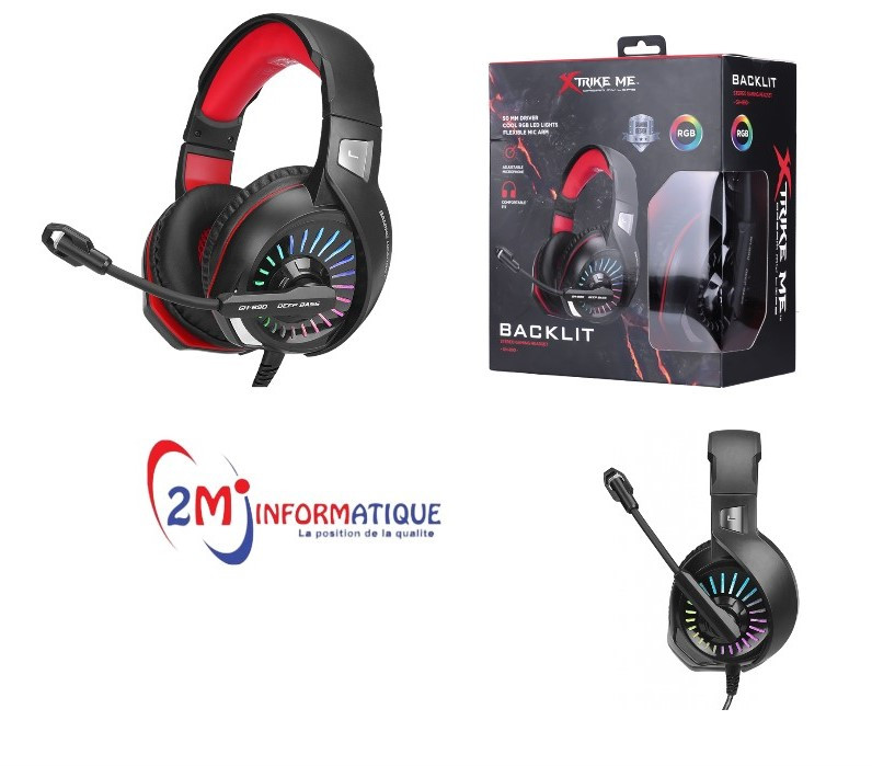 CASQUE MICRO GAMING XTRIKE ME GH-890 / RGB