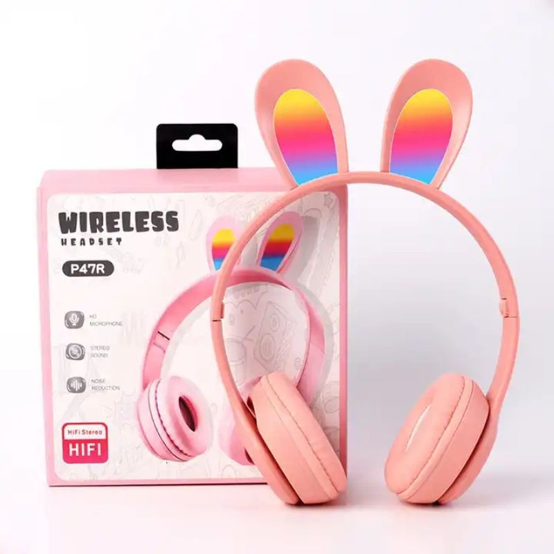 Casque MP3 Bluetooth Oreillettes de Lapin P47R