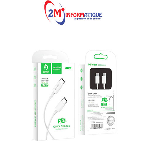 Denmen-D10C-Quick-charge-type-C-to-Type-C-cable