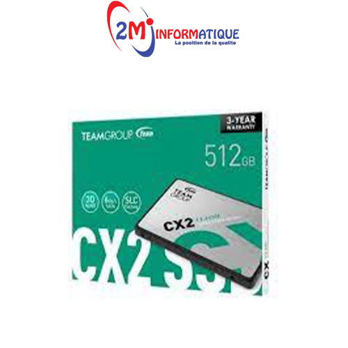 DISQUE DUR 1To SATA SSD CX2 (2.5") TEAMGROUP