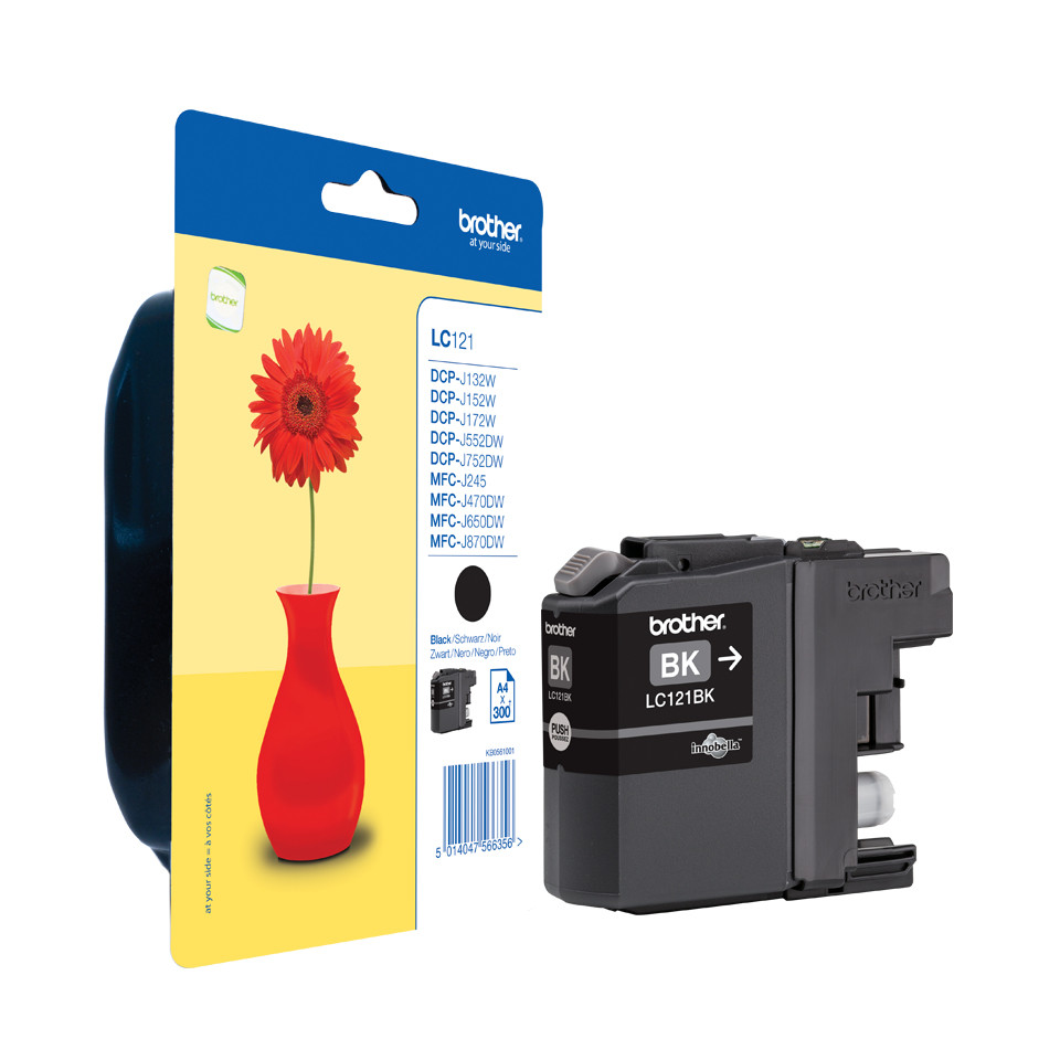 Cartouche BROTHER LC121BK noir