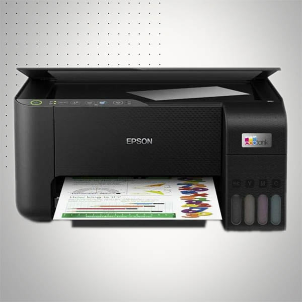 Imprimante Multifonction à réservoir intégré 3en1 couleur Epson ECOTANK L3250 / A4 / WiFi + 5 Bouteilles d'encres Epson