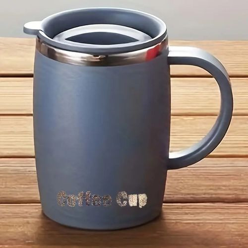 Mug de Voyage en Acier Inoxydable avec Couvercle - pour Café & Thé