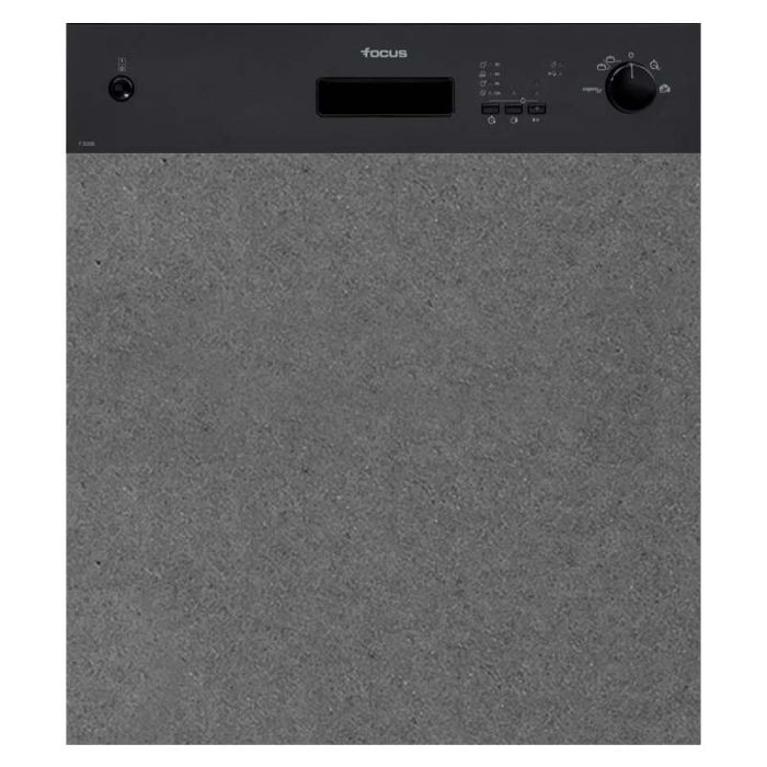 Lave Vaisselle -Semi-Encastrable Noir F.500B 12COUV 4 PRO