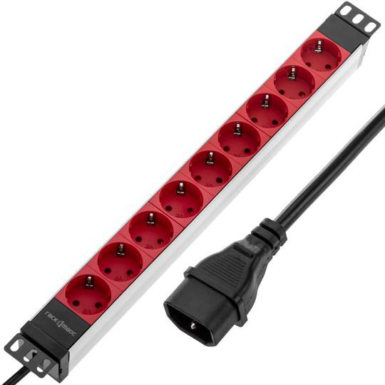 BANDE 1U D ALIMENTATION EN RACK 2P+T